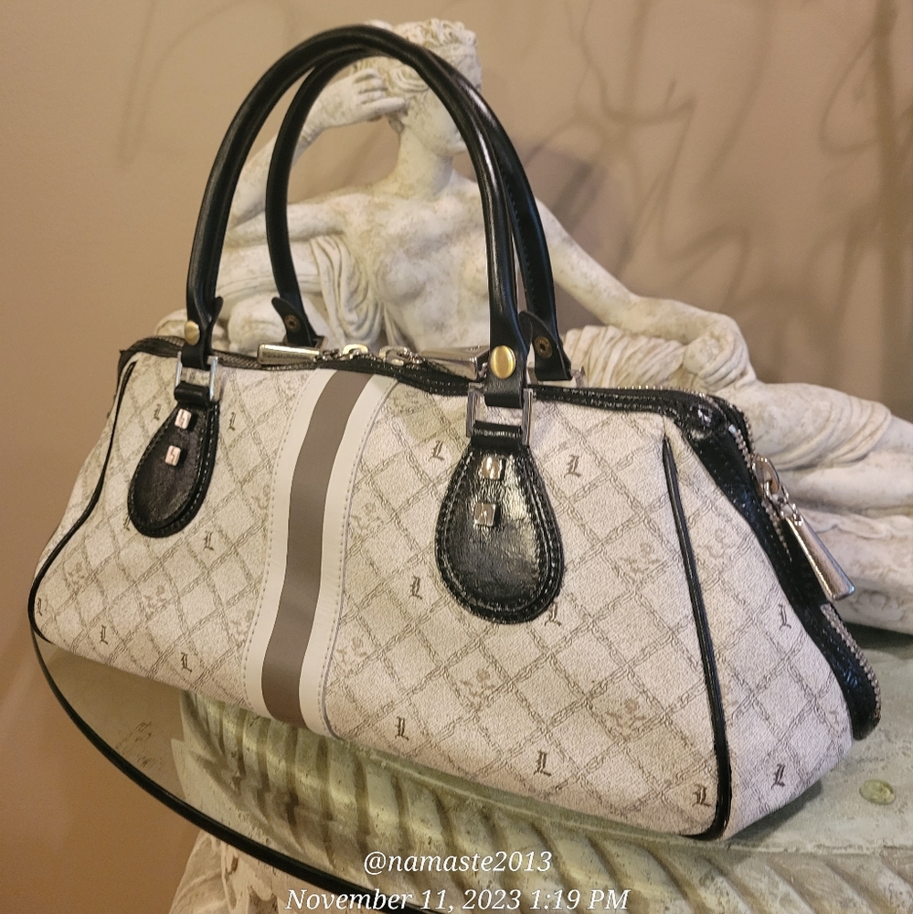 L.A.M.B. by Gwen Stefani Shadow Esquivel Satchel Luxury Designer Handbag #626 - Picture 13 of 17